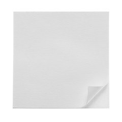 Paper notes isolated on white