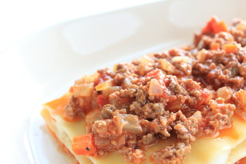 italian cooking, lasagne 