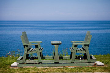 Bench by the sea