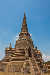 Fototapeta premium pagoda of wat phra sri sanphet