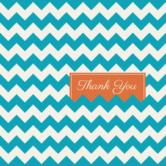 chevron seamless pattern background vector, thank you card - 51126856