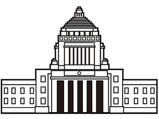 国会議事堂（モノクロ）