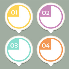 Vector Progress Background / Product choice or Version