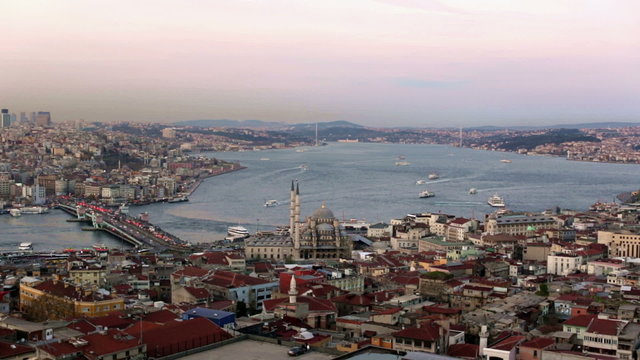 Istanbul city ​​view time lapse