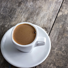 coffee cup on table