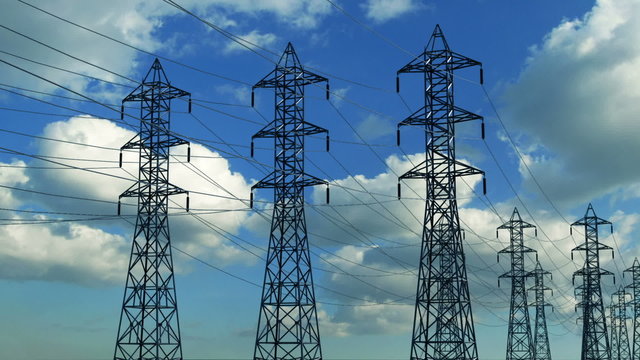 Construction of high voltage towers, loop