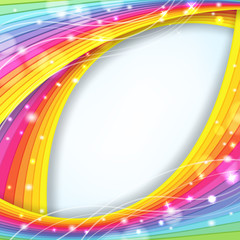 abstract background with rainbow colors and sparkles