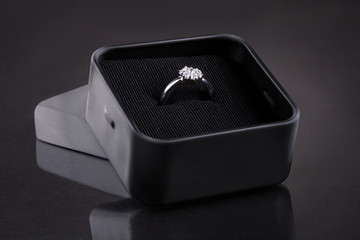 Diamond Ring In Case © Andrey Popov
