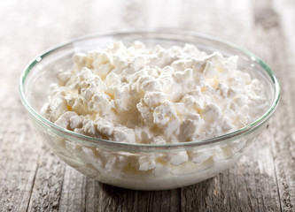 bowl of cottage cheese