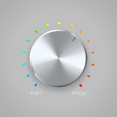 volume icon on gray background