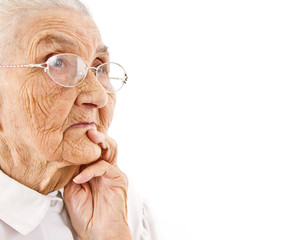 old lady;s portrait