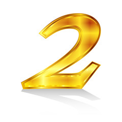 ２　数字　エンブレム