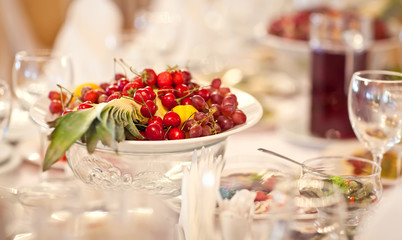 Decorated table