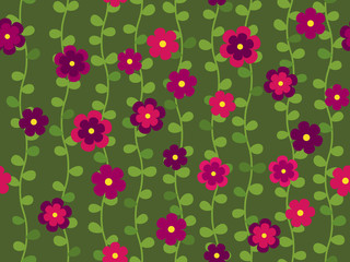 Seamless flower pattern