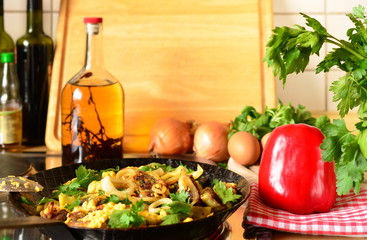 Maultaschen geröstet