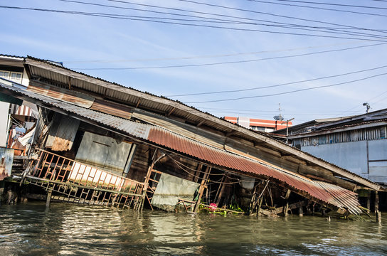 House Sinking In Water