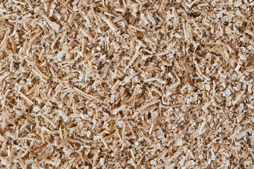 abstract background of sawdust close up
