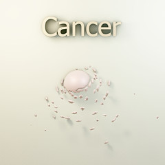Cancer - 3d Rendering