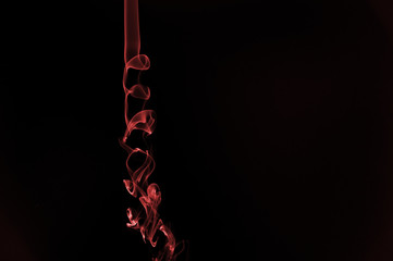 Smoking flame