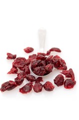 Dried cranberries.