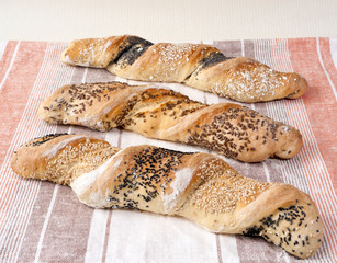 Twisted bread