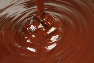Chocolate flow background.