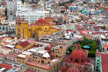 Guanajuato from El Pipila monument (Mexico)