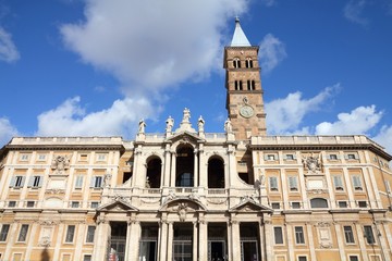 Fototapeta na wymiar Rzym - Santa Maria Maggiore
