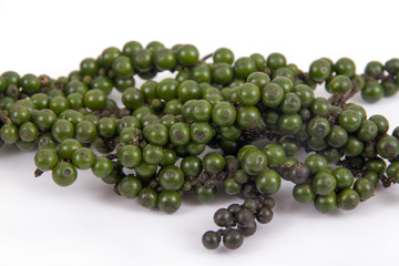 green and black peppercorn