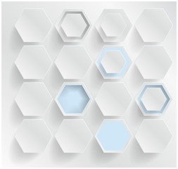 Obraz na płótnie Canvas Vector abstract background Hexagon. Web Design