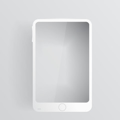 Vector mobile icon and glossy