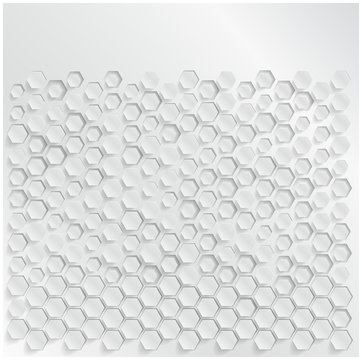 Vector abstract background Hexagon. Web and Design