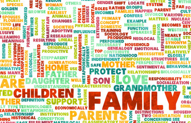 Fototapeta premium Family
