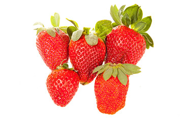 strawberry on a white background
