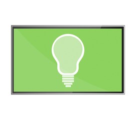 Ampoule dans un écran