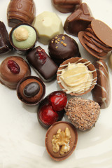 Decorated chocolates
