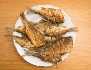 fried fish on a plate