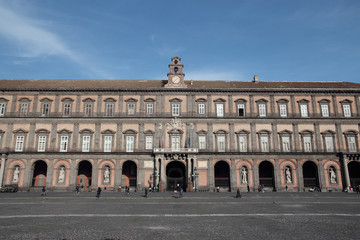 Fototapeta na wymiar Royal Palace in Naples