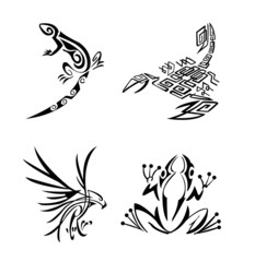 Tribal Animal Set Collection
