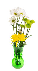 Flower arrangement isolated on white