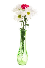 Flower arrangement isolated on white