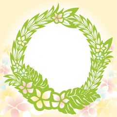 プルメリア　背景