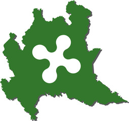 Obraz premium Lombardia Stemma