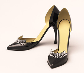 Women's black shoes