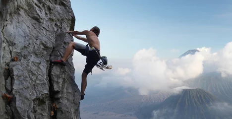 Fotobehang Climber © Dudarev Mikhail
