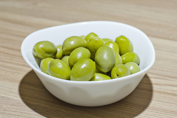 fresh green olive