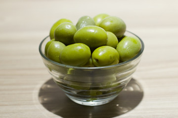 fresh green olive