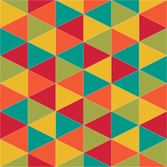 abstract retro geometric pattern