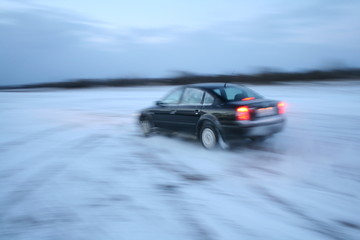 Fototapeta na wymiar Śniegu drifting