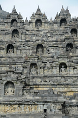 Naklejka premium Sito archeologico di Borobudur sull'isola di Java in Indonesia
